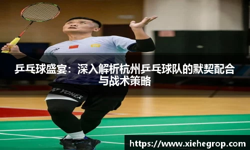 乒乓球盛宴：深入解析杭州乒乓球队的默契配合与战术策略